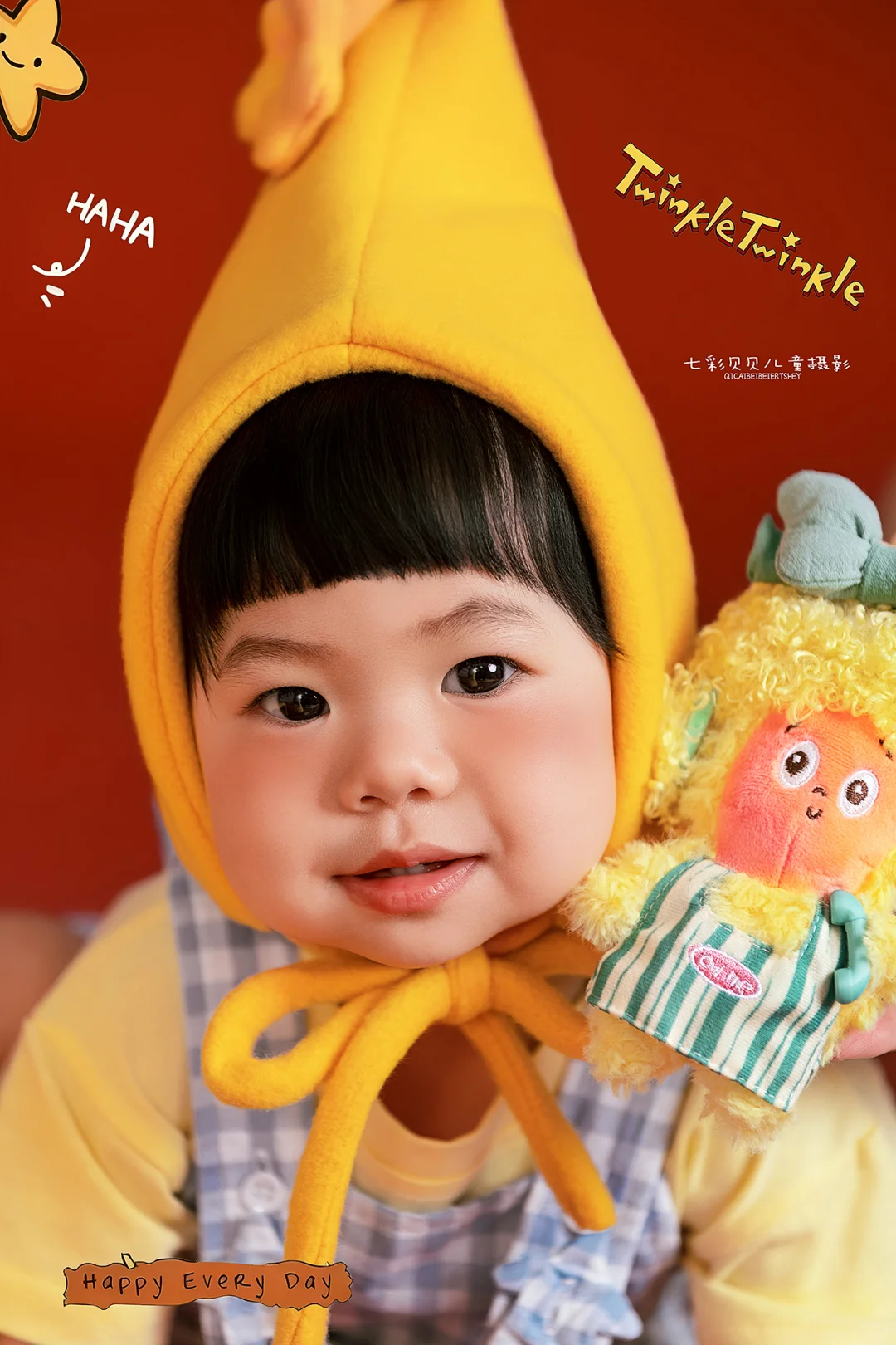 周岁照宝宝照～邯郸儿童摄影星星人主题