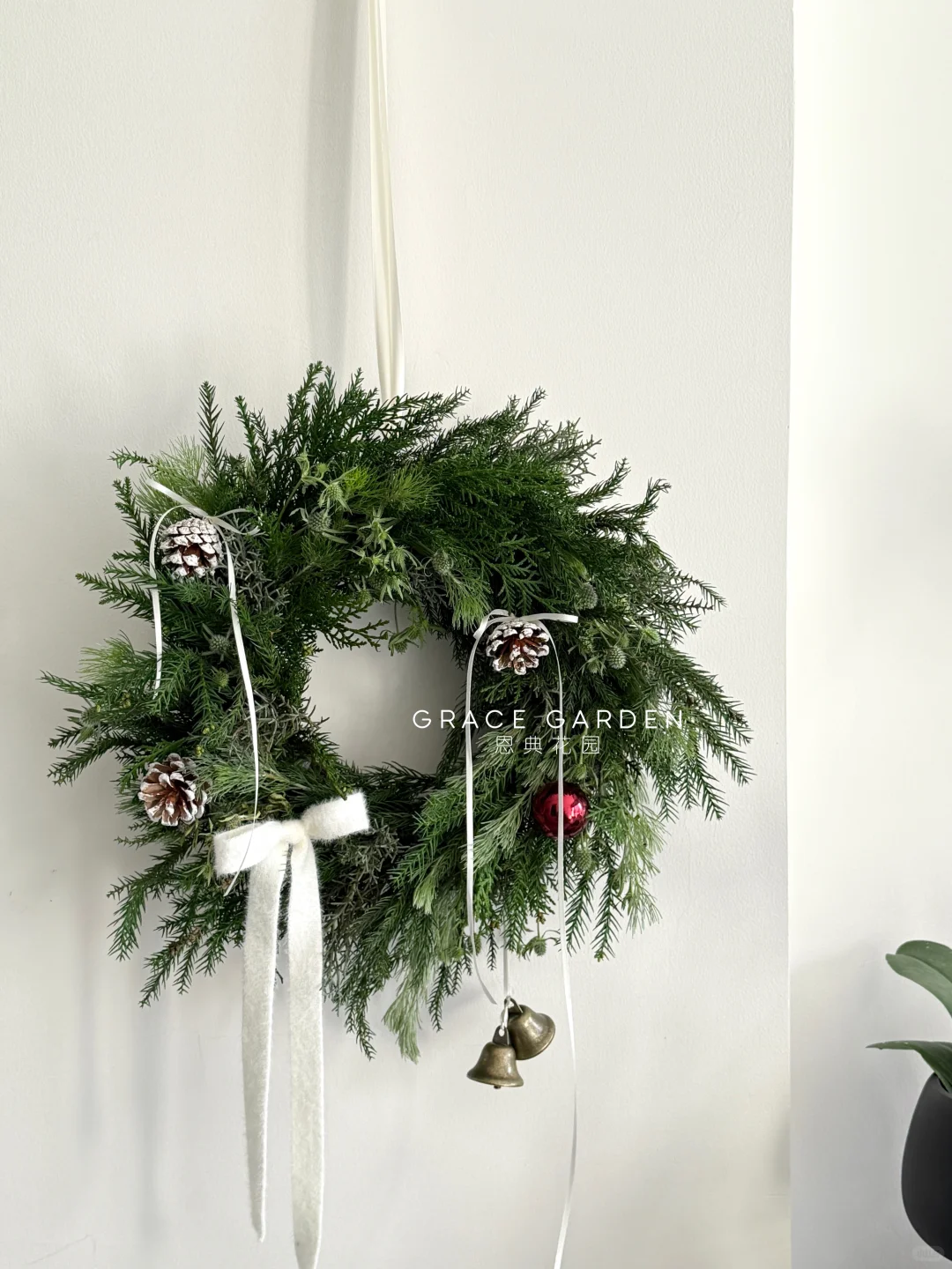 邯郸花店｜圣诞花环🎄🤍