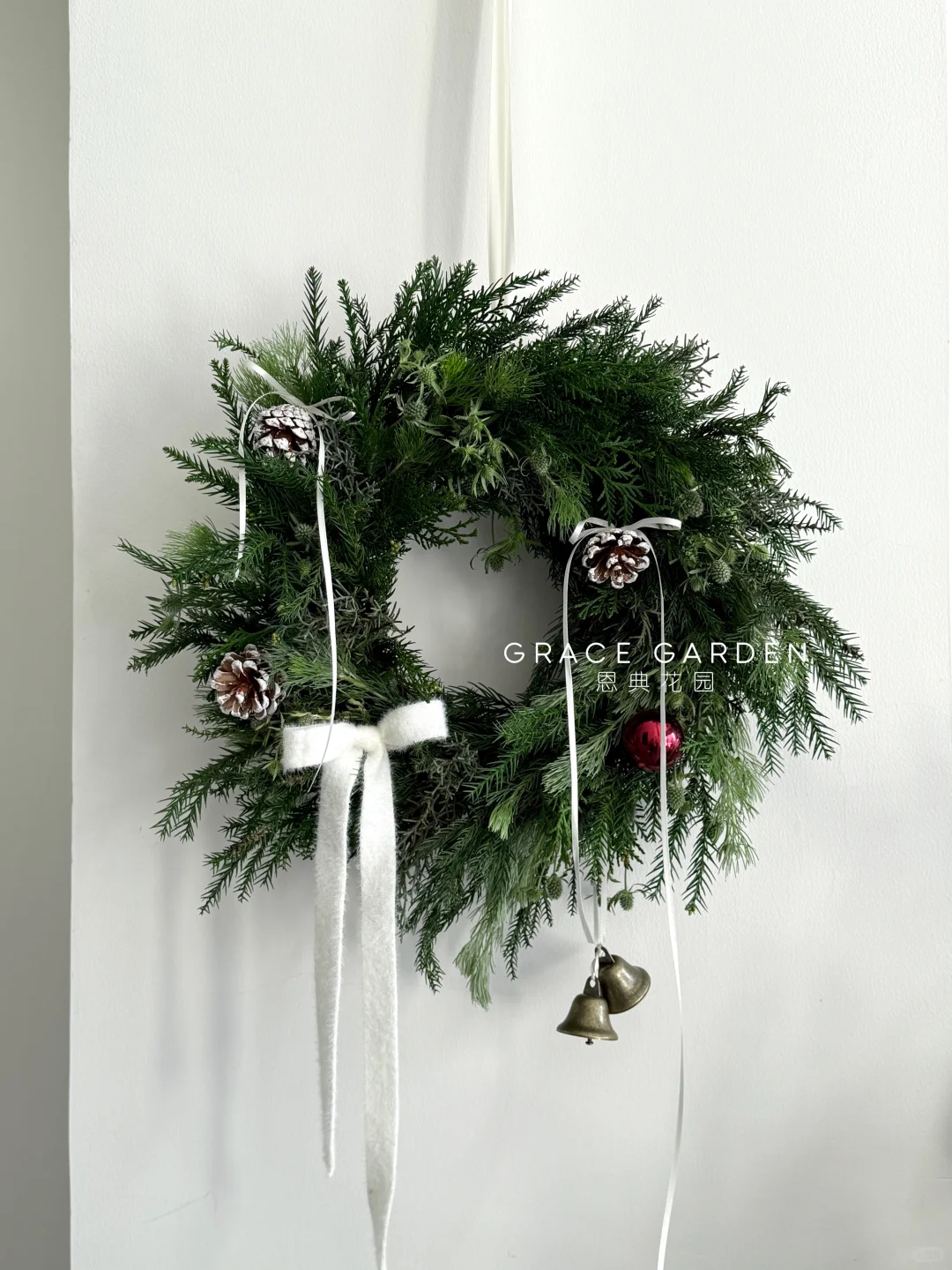 邯郸花店｜圣诞花环🎄🤍