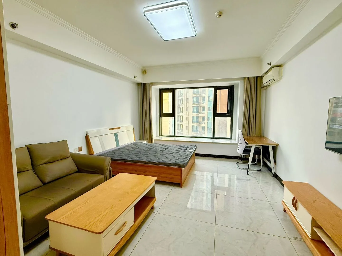 邢台租房，阳面一居室，可短租月付