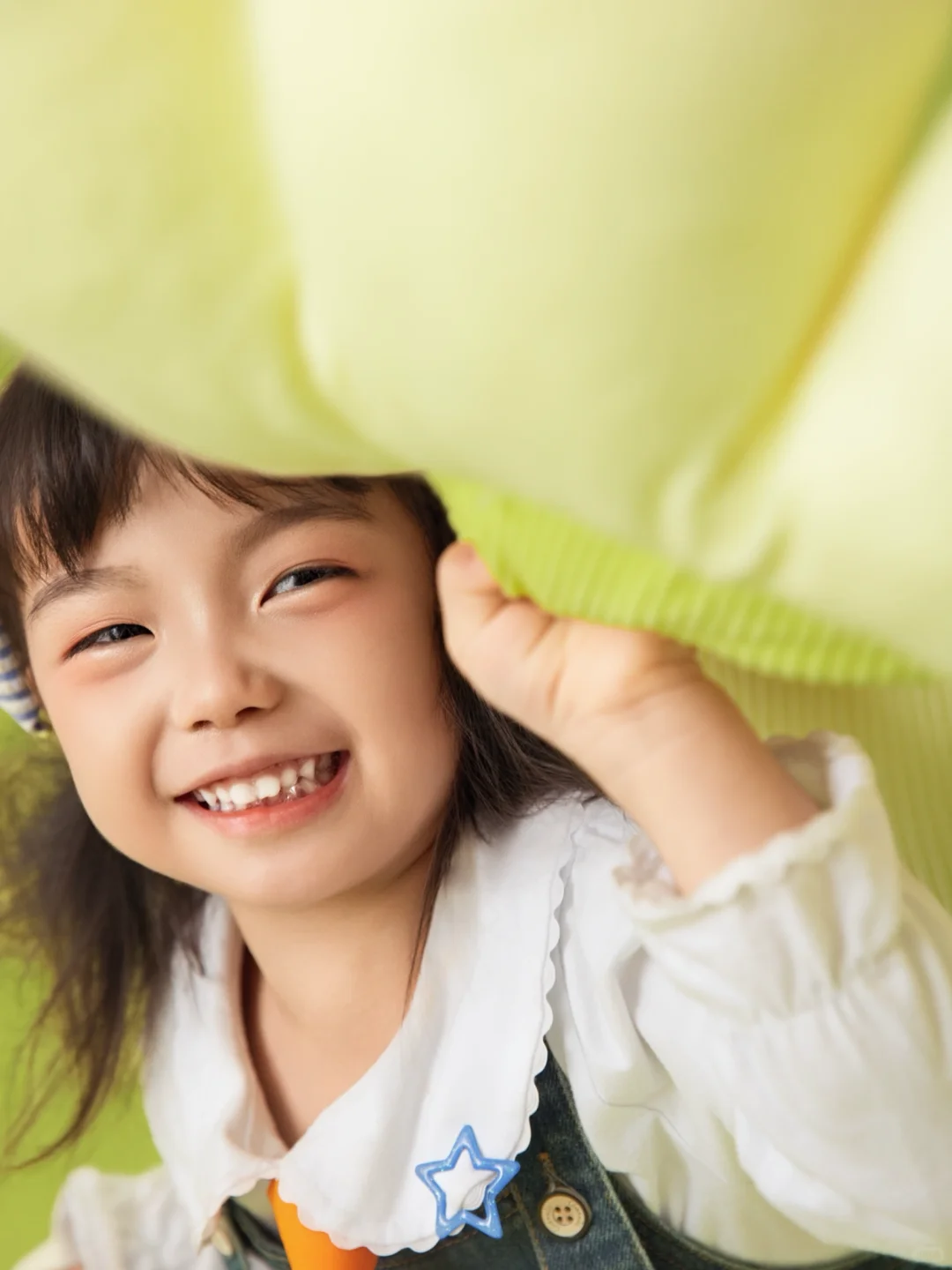 谁拍谁可爱的嫩绿色儿童写真🥰赣州儿童摄影