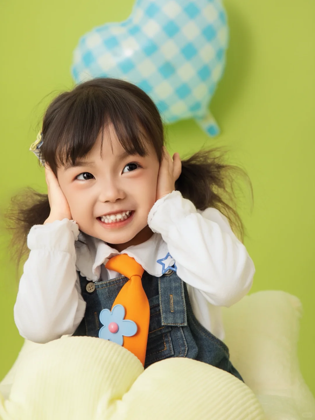谁拍谁可爱的嫩绿色儿童写真🥰赣州儿童摄影