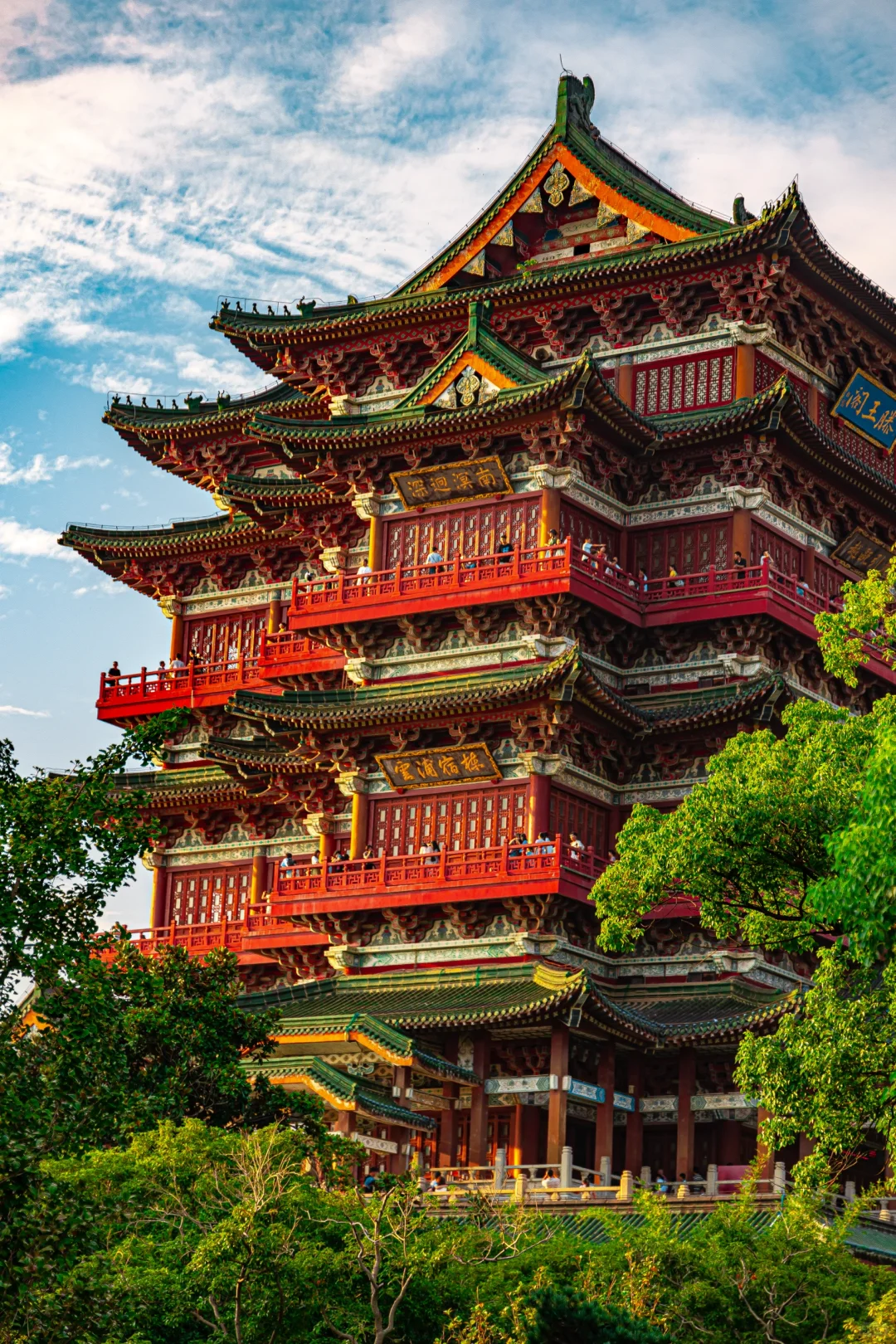 滕王阁的不同拍法