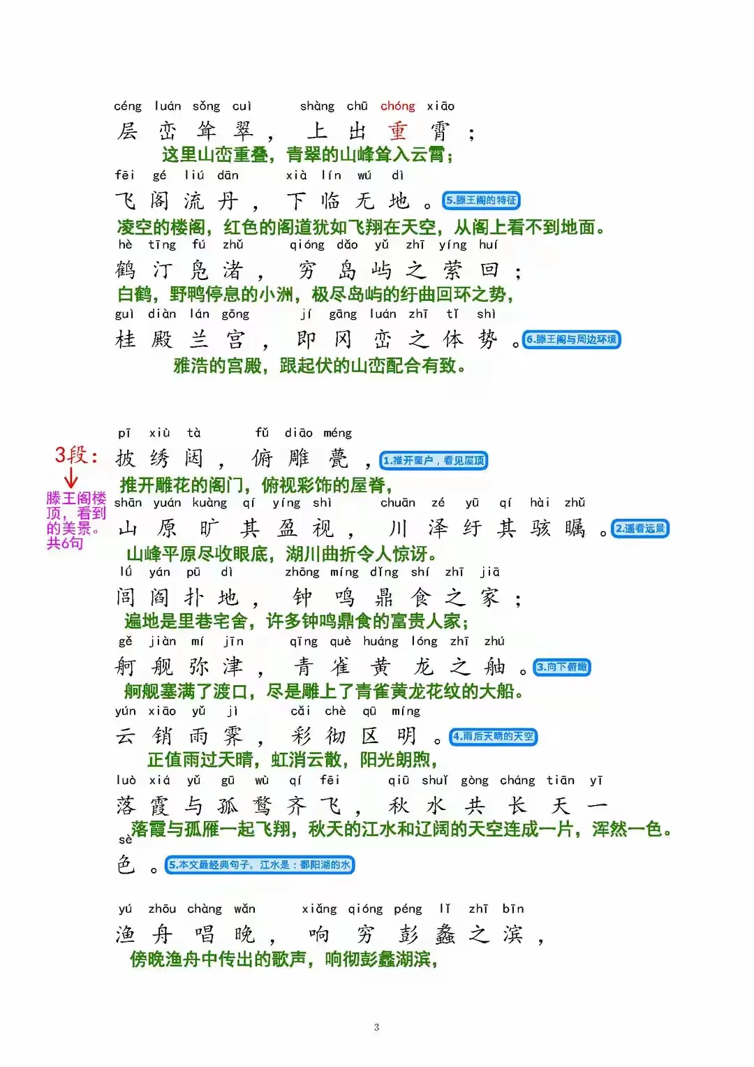 等了5年！终于等到娃能背《滕王阁序》的年