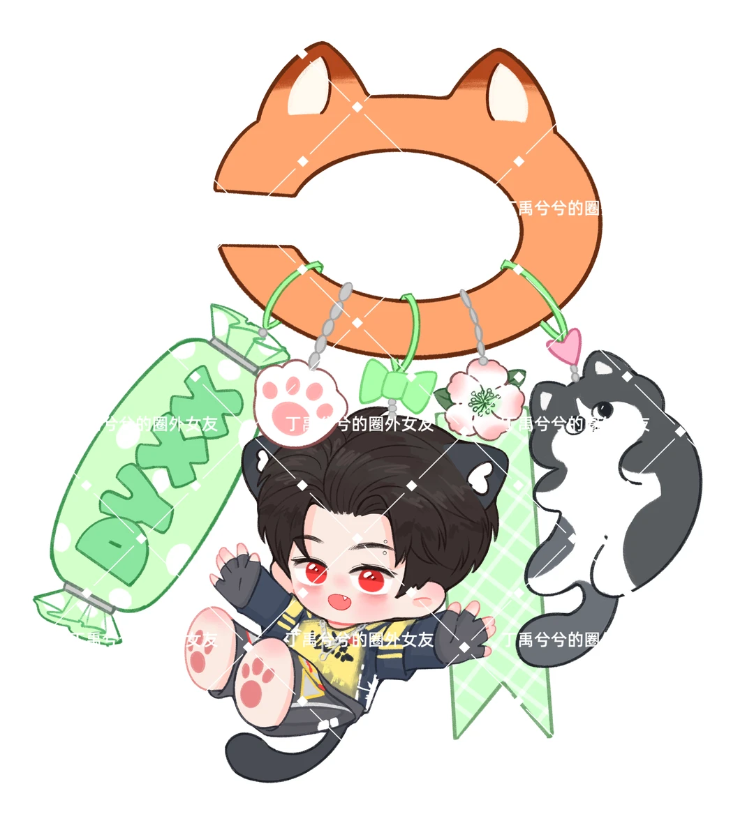 丁禹兮兮赣州音乐节衍生品