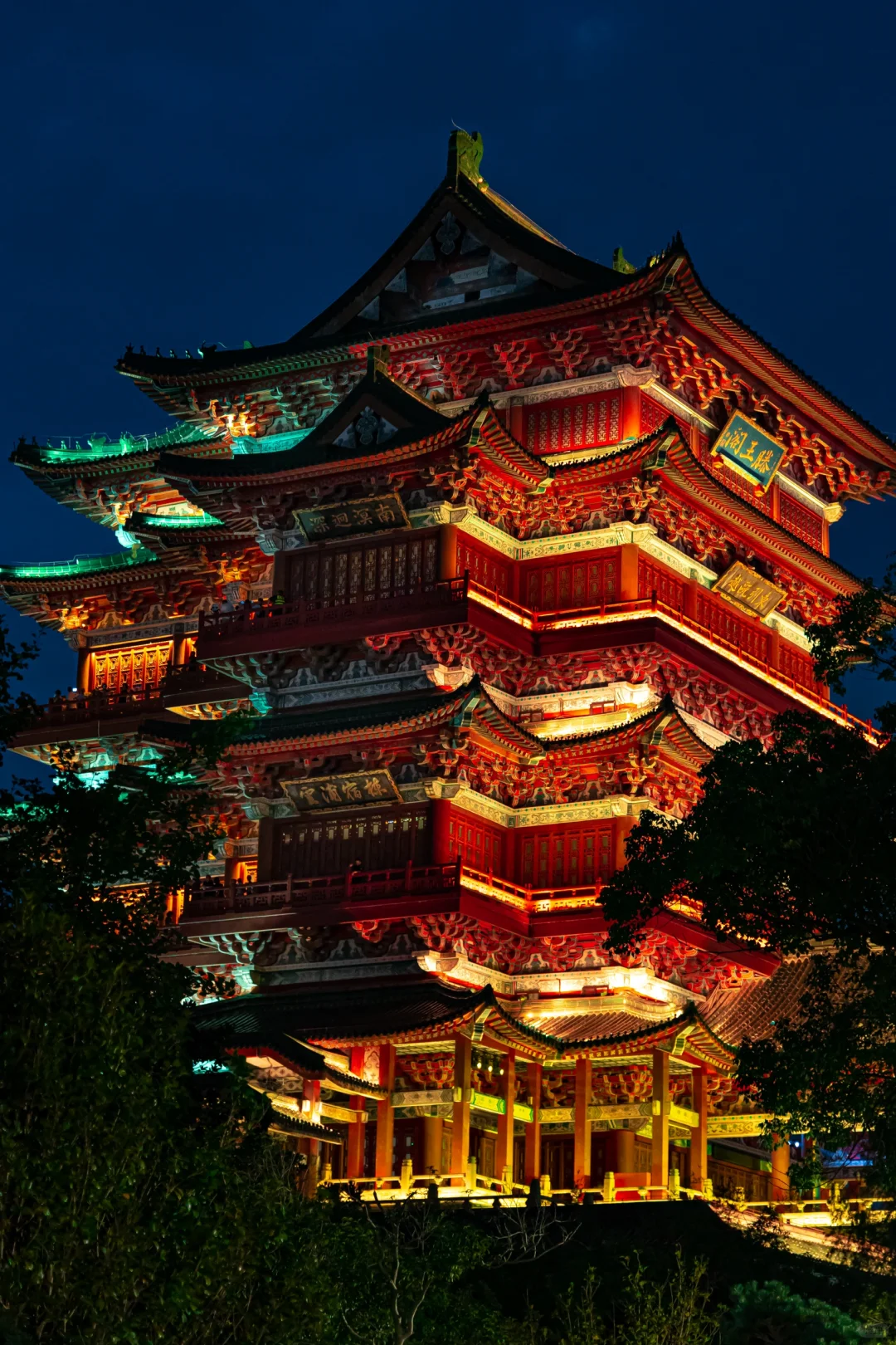 滕王阁的不同拍法