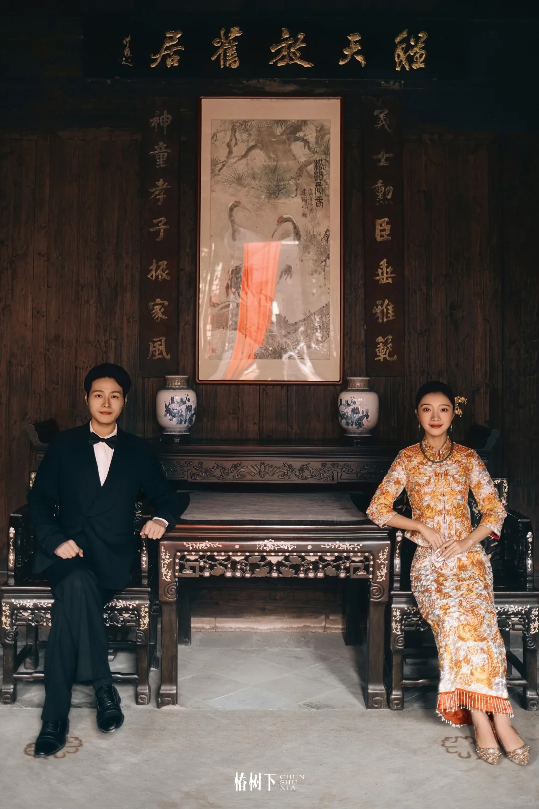 新中式民国风婚纱照🏮南昌婚纱照