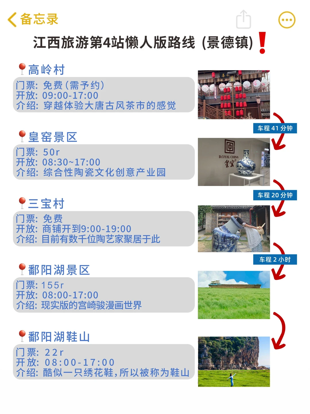 愿每个计划去江西的人都能刷到这篇🙏