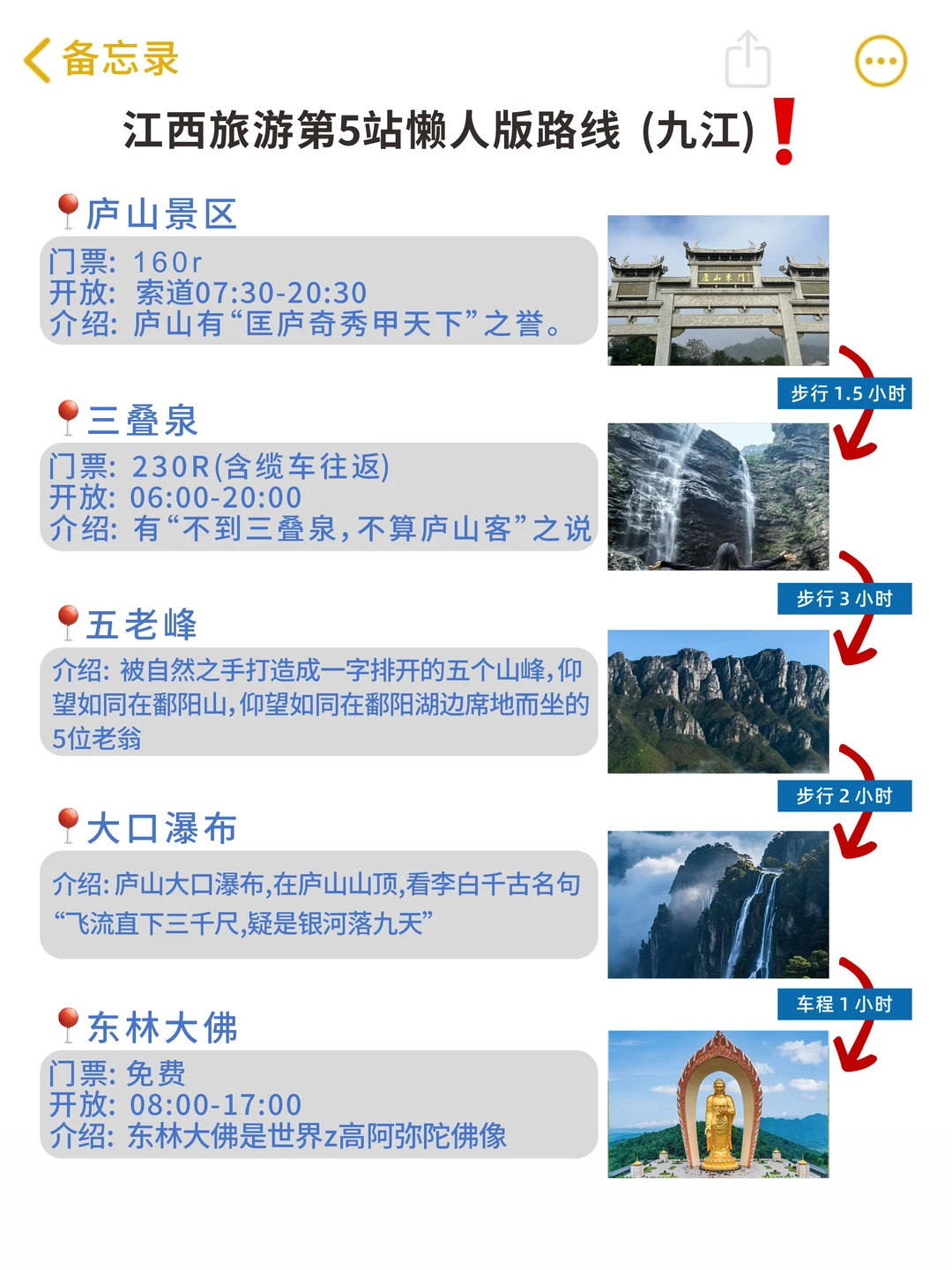 愿每个计划去江西的人都能刷到这篇🙏