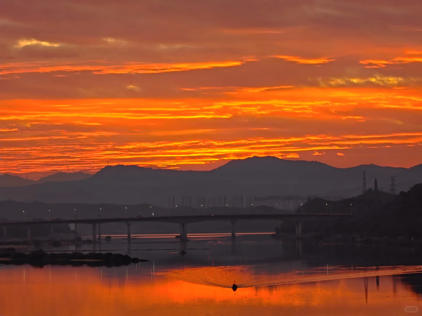 赣州今天的朝霞
