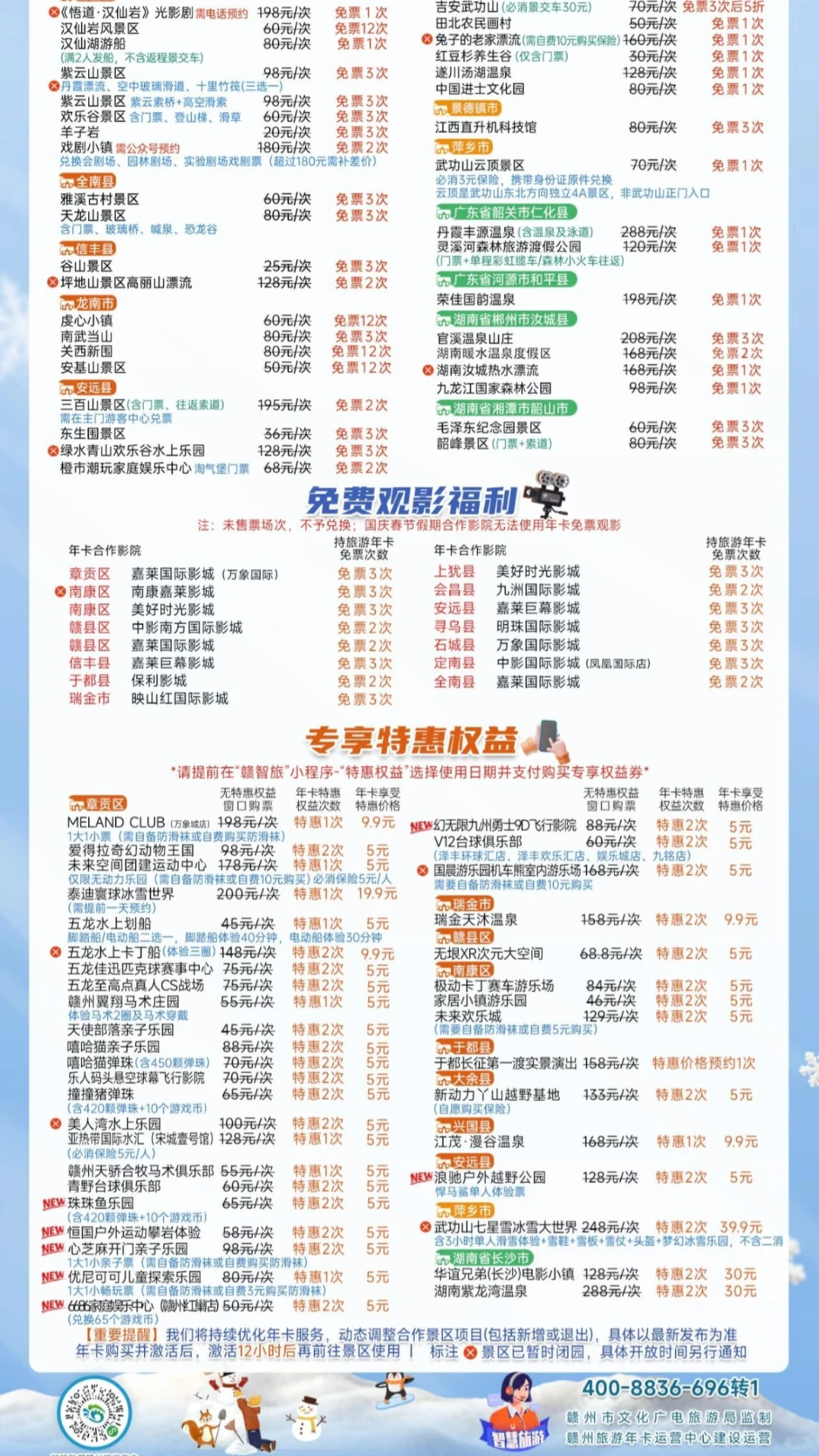 赣州旅游年卡太香了✨️活动只要165