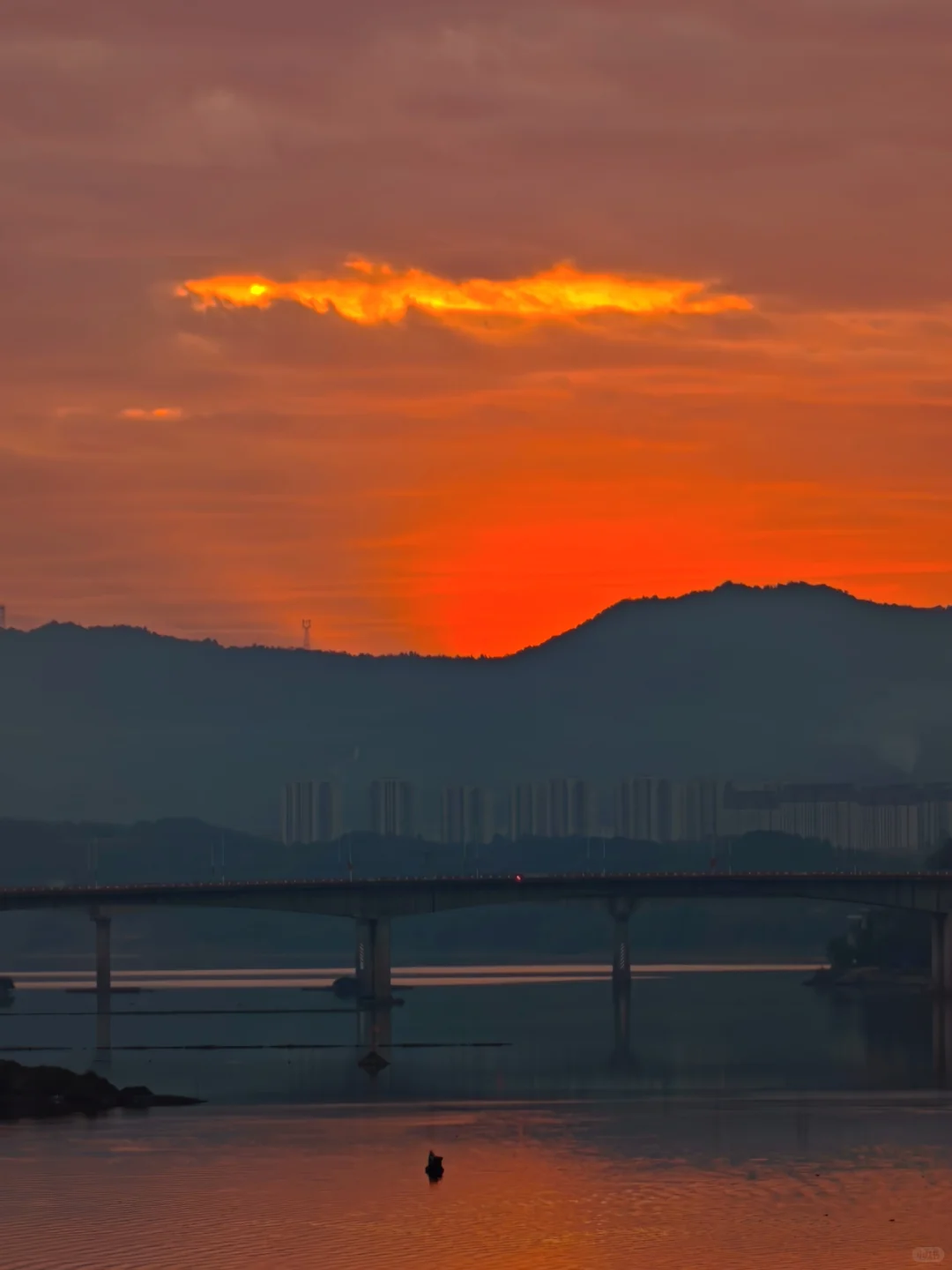 赣州今天的朝霞