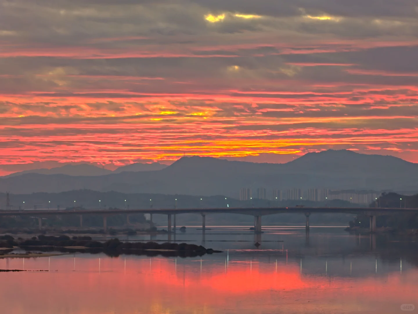 赣州今天的朝霞