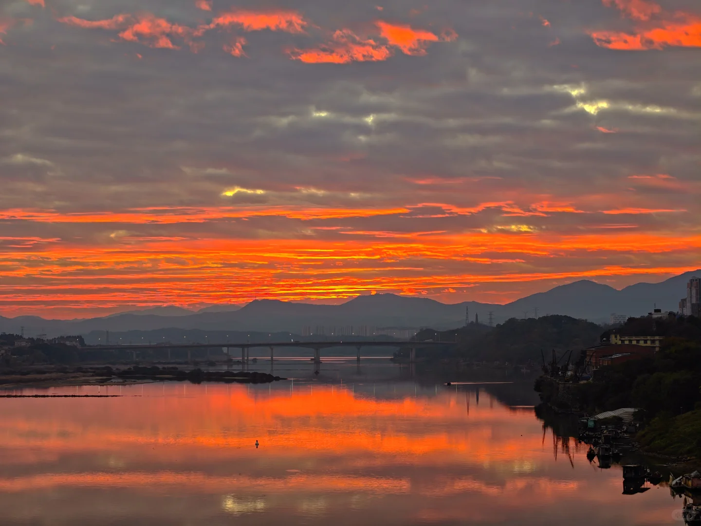 赣州今天的朝霞