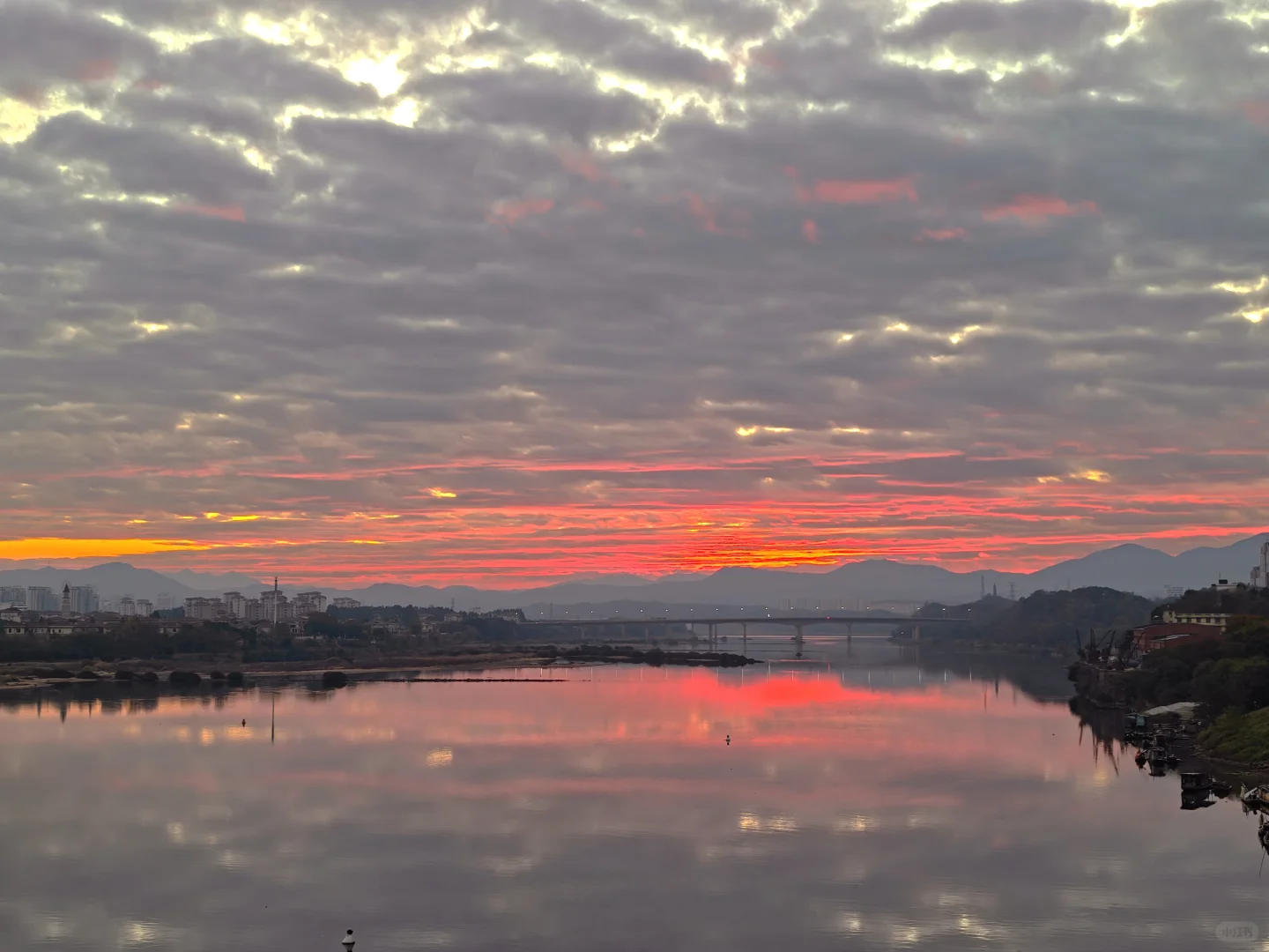 赣州今天的朝霞