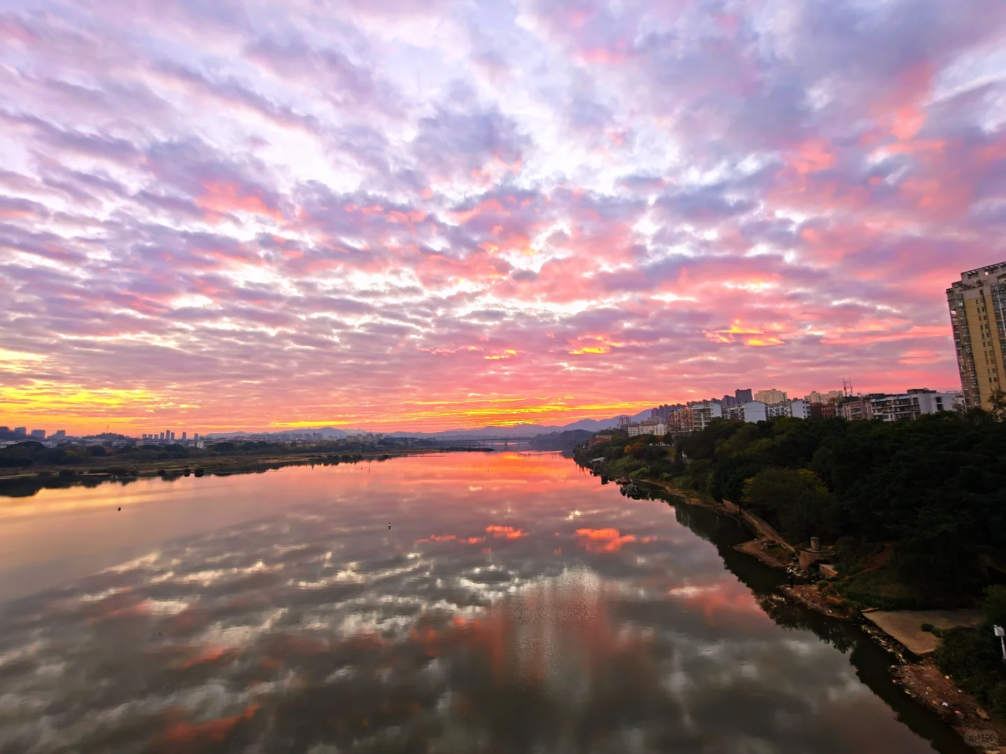 赣州今天的朝霞