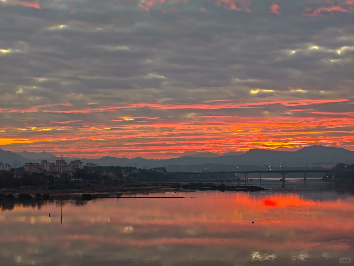 赣州今天的朝霞