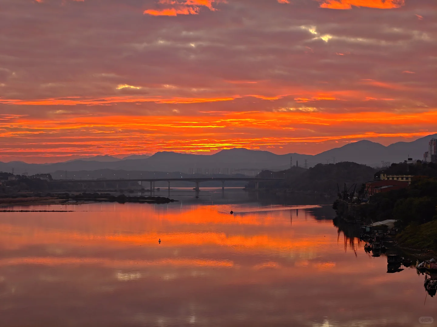 赣州今天的朝霞