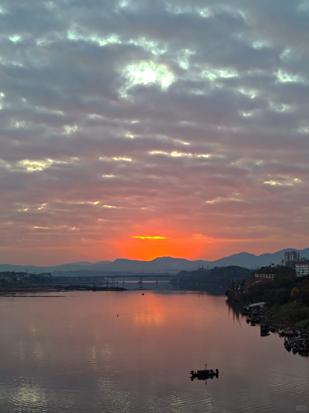 赣州今天的朝霞