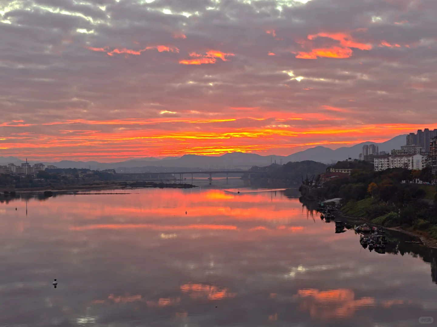 赣州今天的朝霞