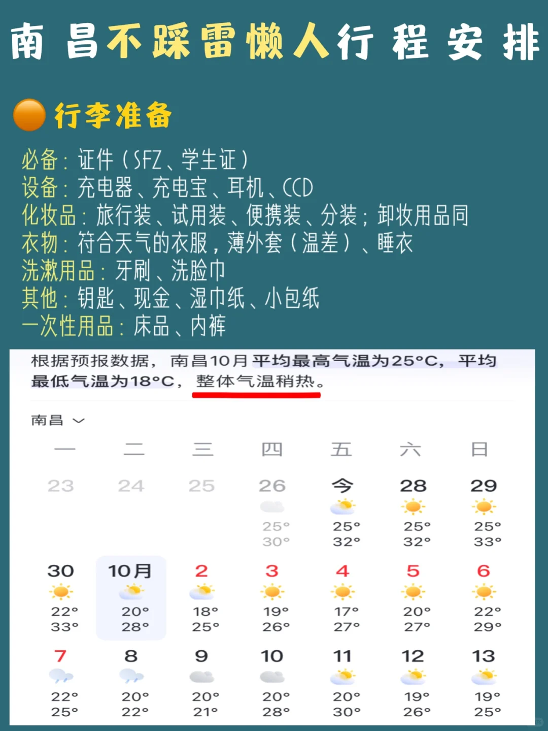 南昌懒人版旅游攻略😭两天一晚好玩不绕路！！
