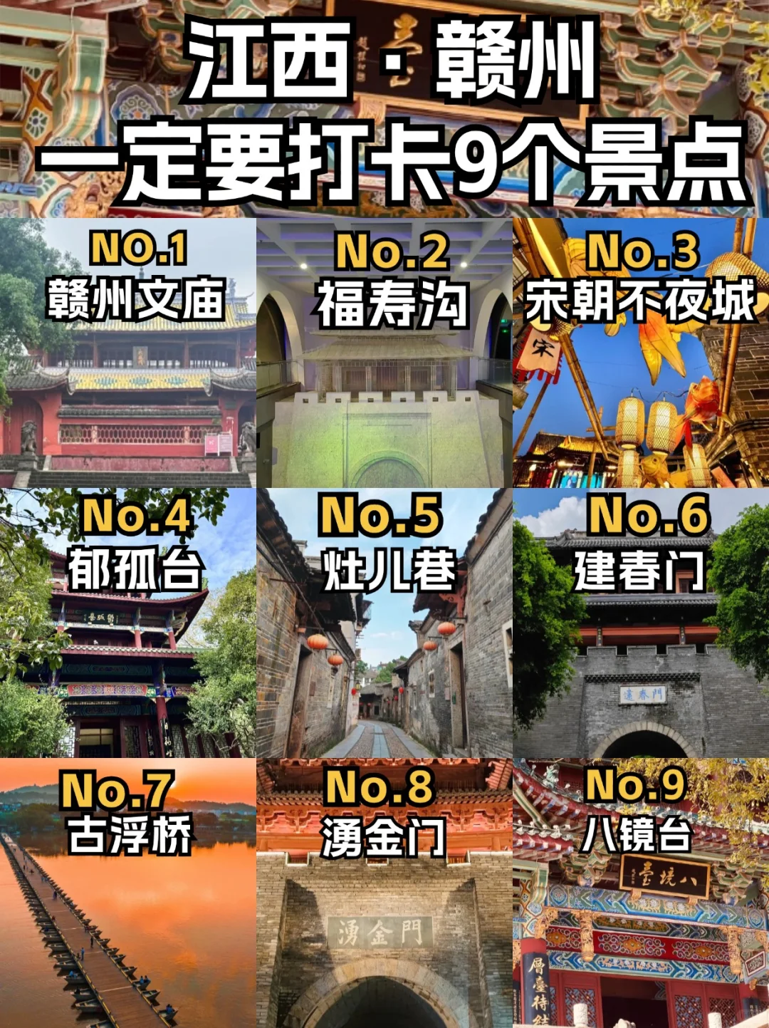 江西赣州必去9大景点，你打卡过几个？🏞