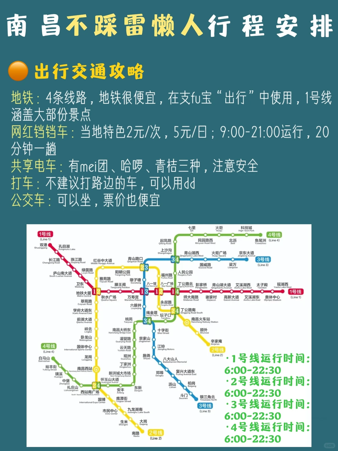 南昌懒人版旅游攻略😭两天一晚好玩不绕路！！