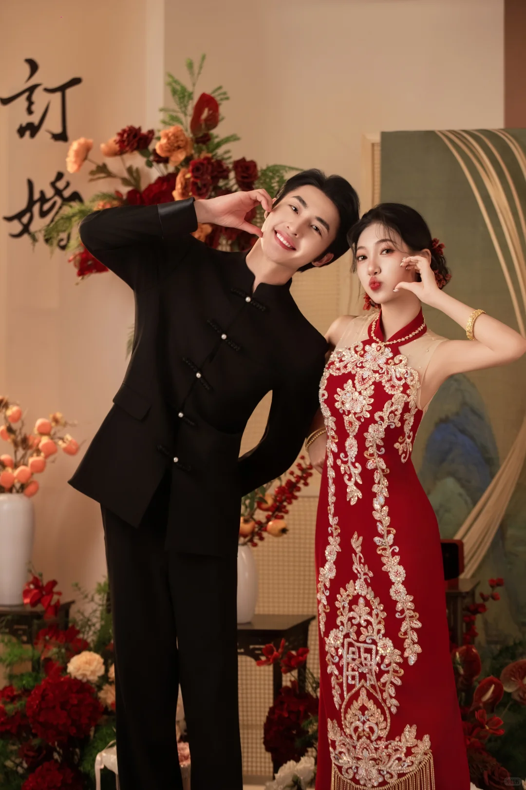 抚州订婚照|我们订婚啦❗️旗袍预制订婚照