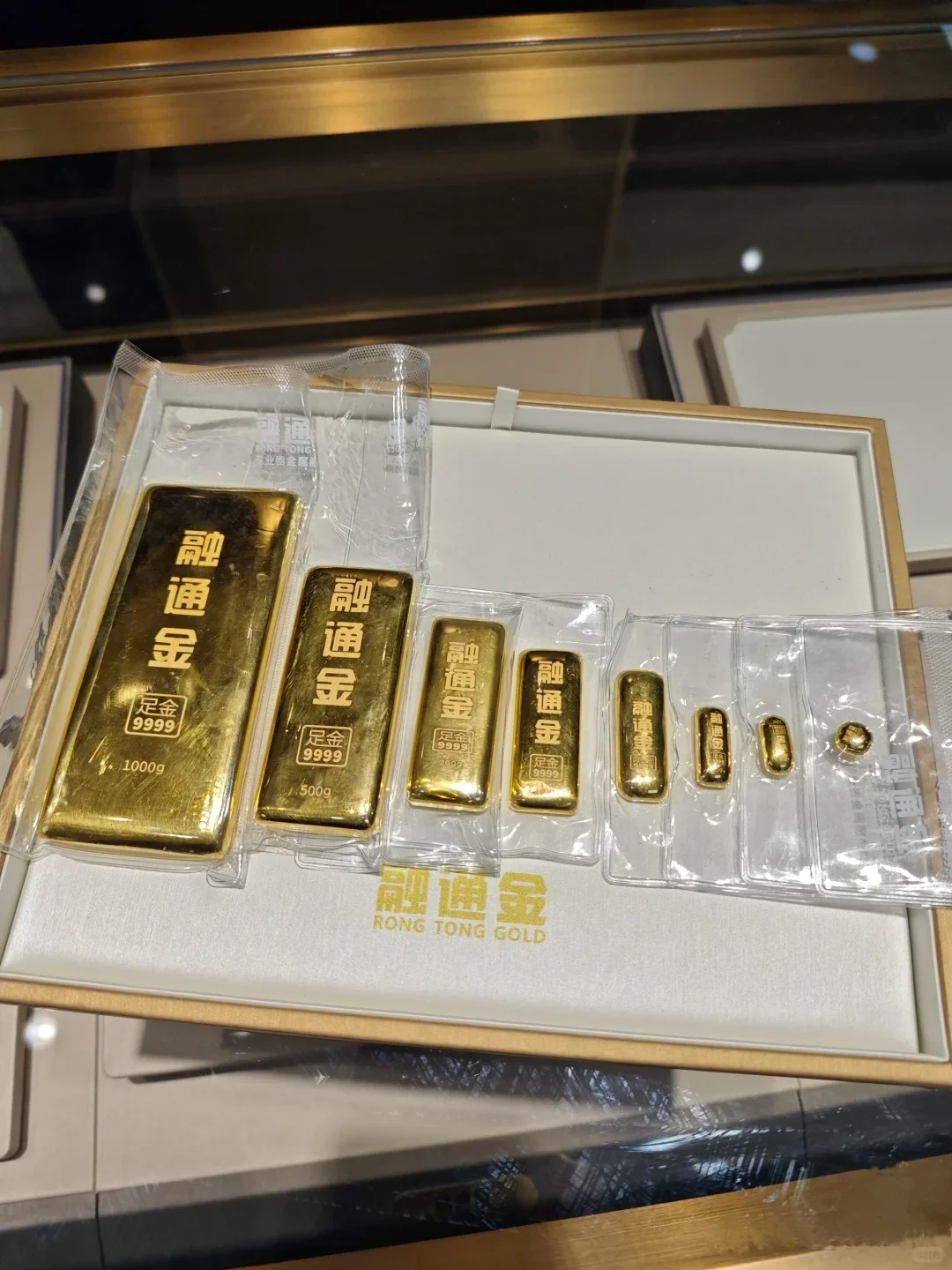 现在才发现在南昌也有融通金能买到金条