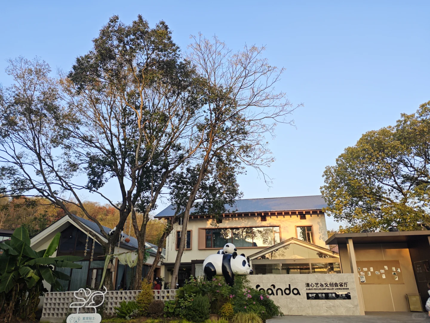 在清心艺谷休闲惬意地待了一天