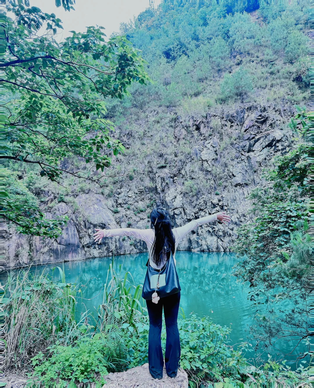 探险版‼️赣州竟藏着个“小九寨沟”🩵