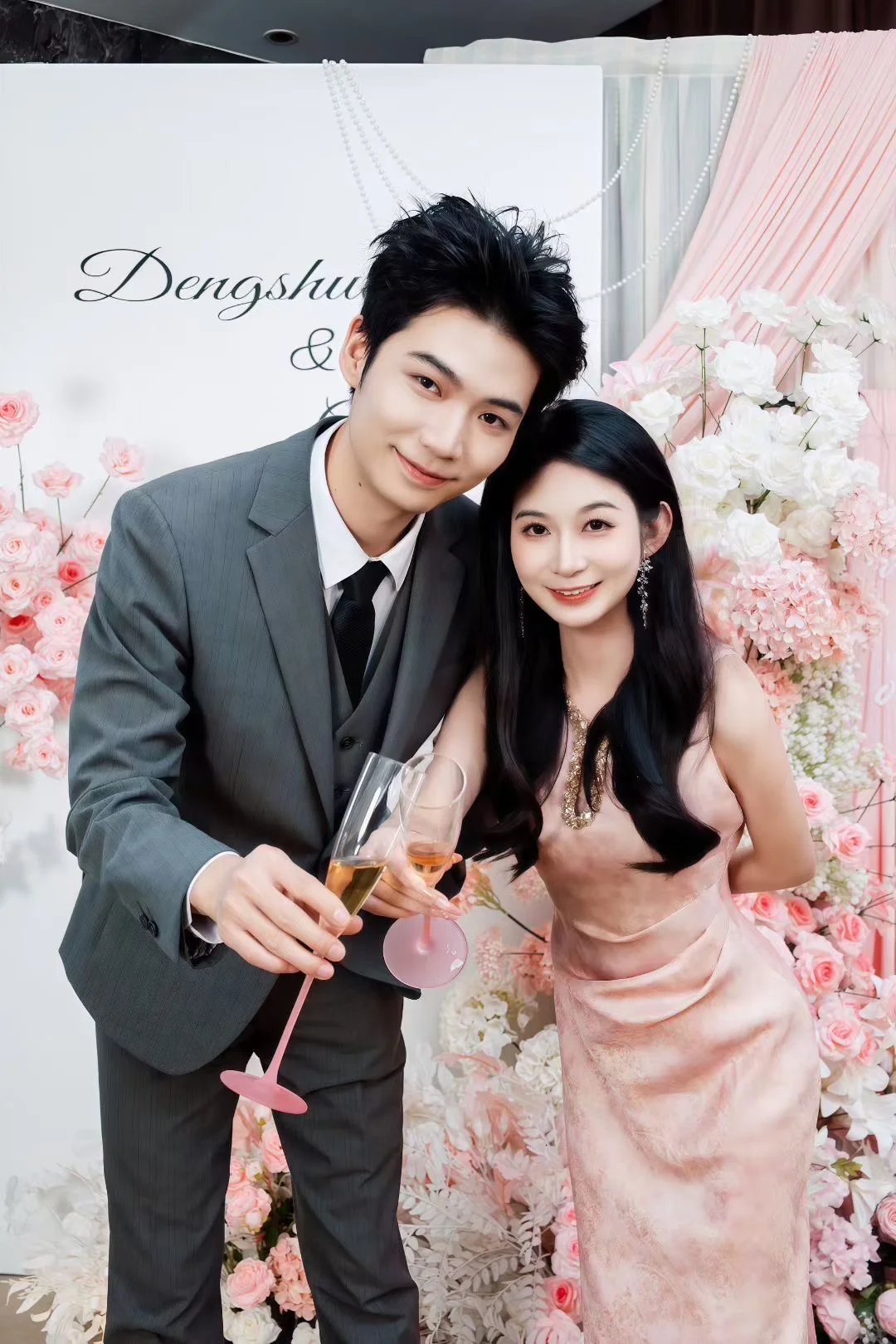 赣州订婚妆｜粉粉嫩嫩的订婚妆造～