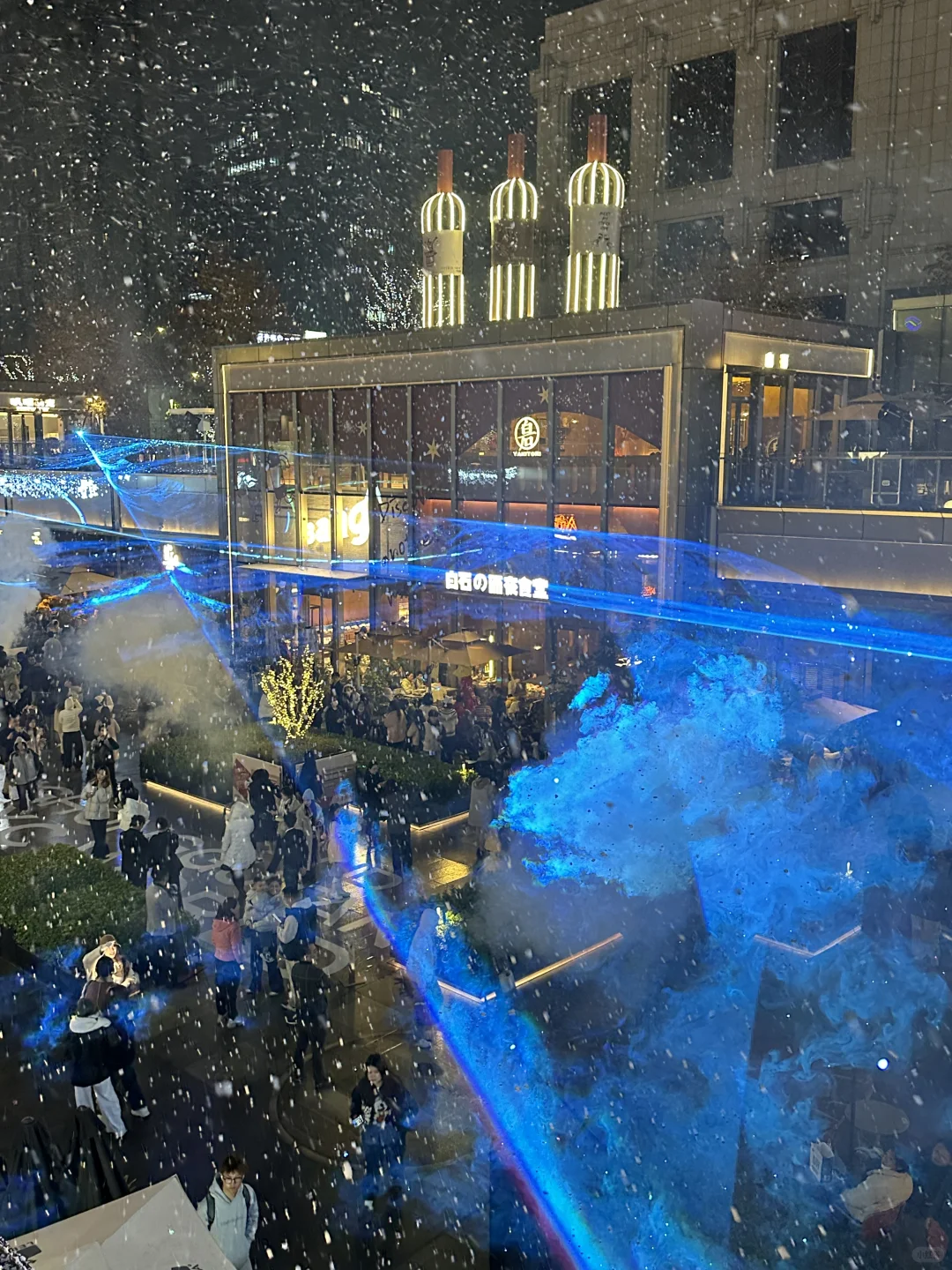 今晚南昌有一亿个人吧！！极光小镇❄️🏠