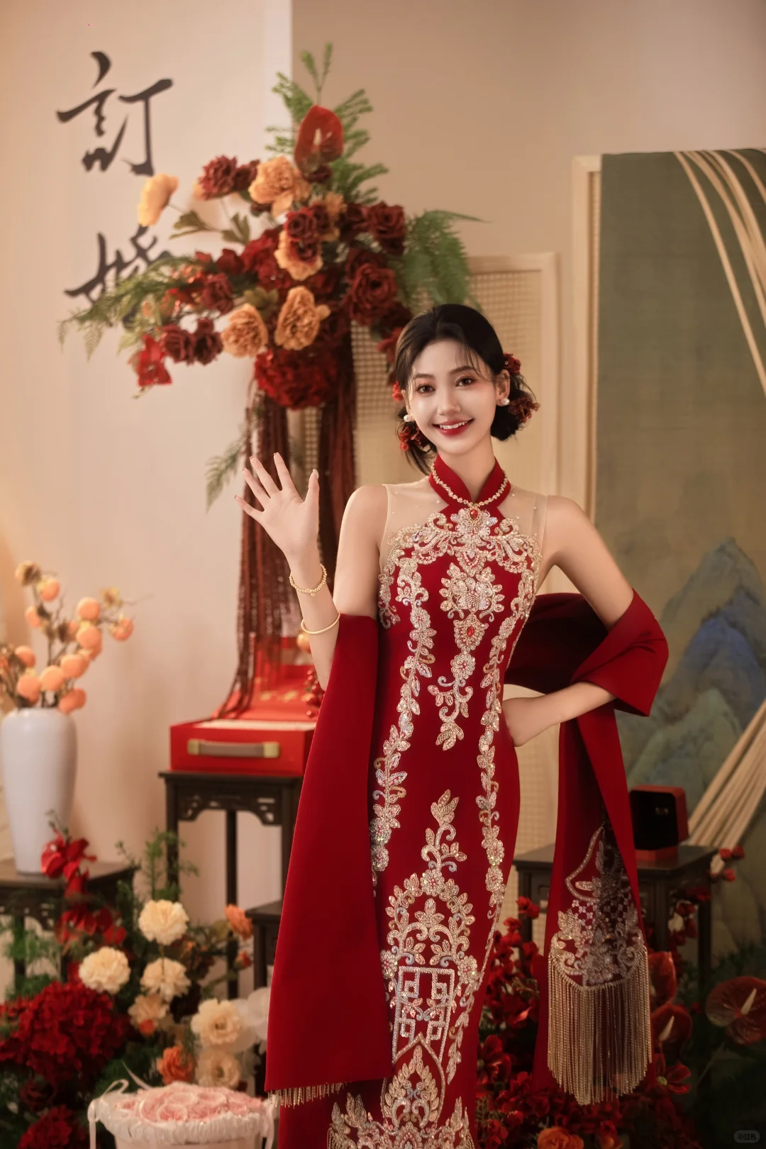 抚州订婚照|我们订婚啦❗️旗袍预制订婚照