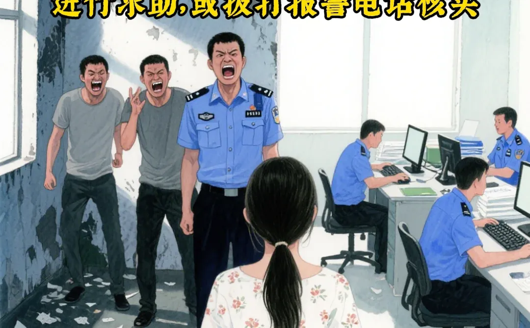 发现可疑人员“执法”，要及时核实查证！