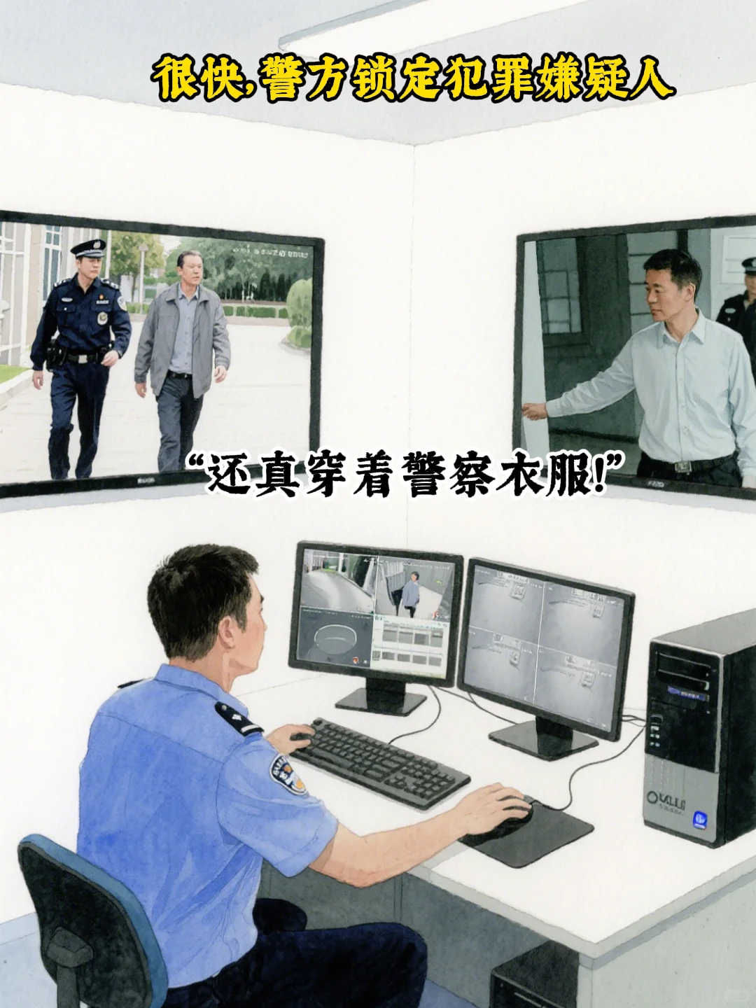 发现可疑人员“执法”，要及时核实查证！