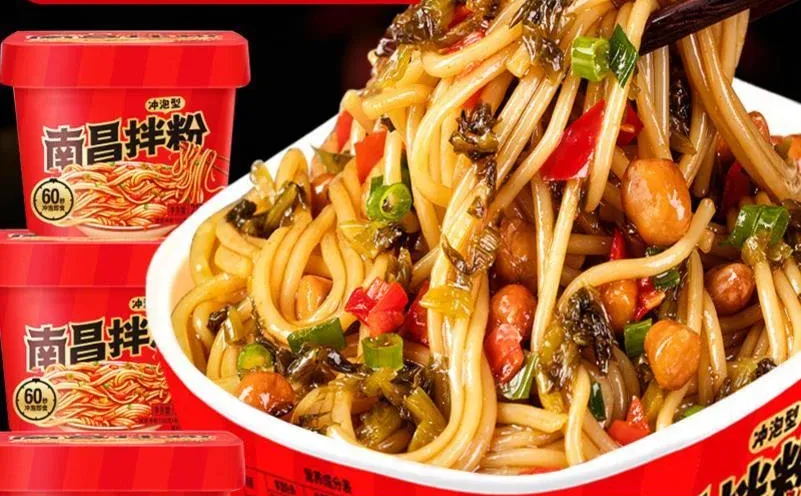 南昌拌粉免煮速食｜懒人夜宵冲泡即食