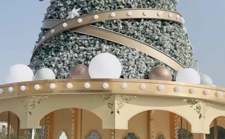 🎡落日蓝调下最美南昌之星摩天轮🎄圣诞树