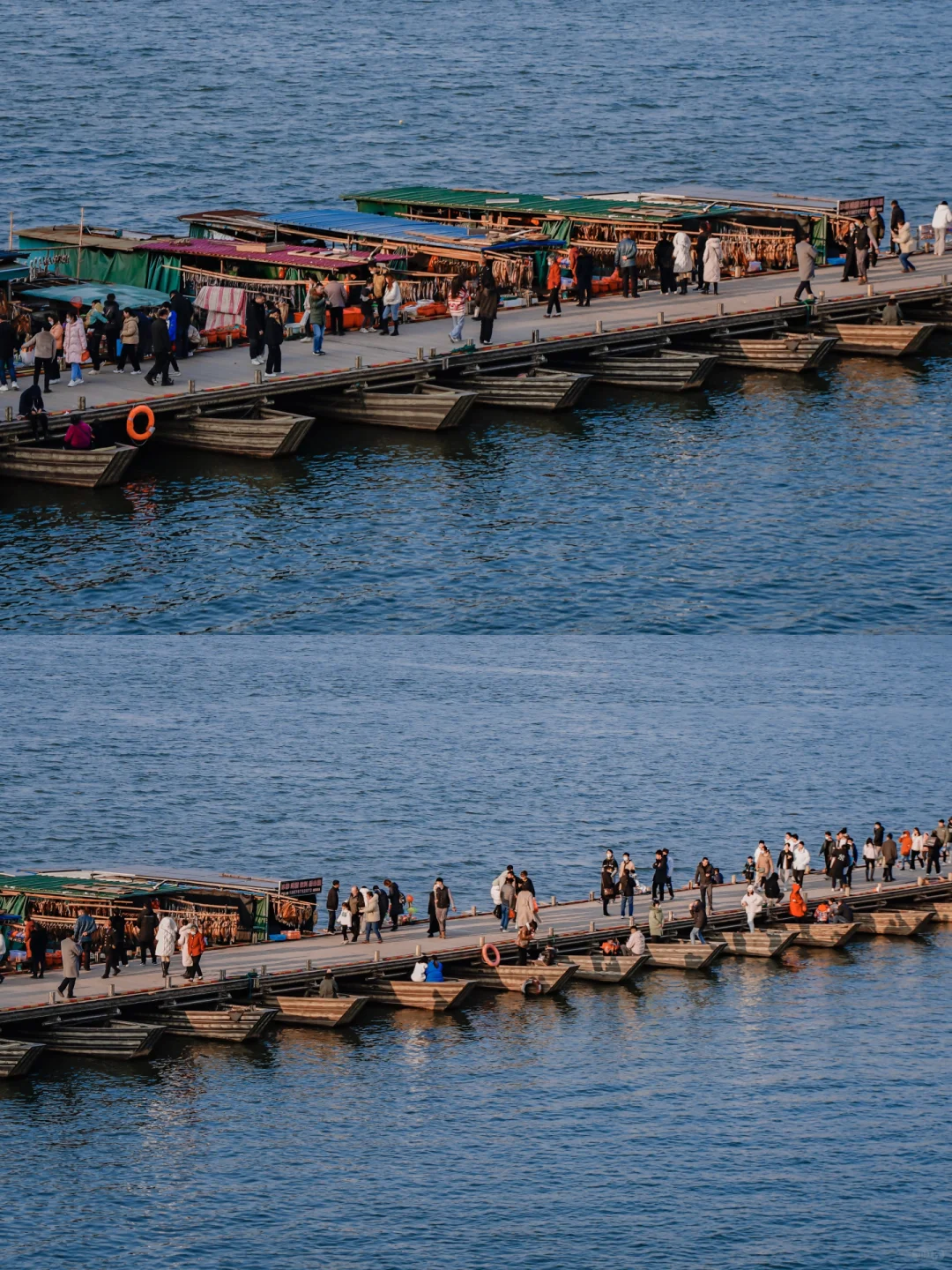 总要去趟浮桥🛶感受属于赣州的独特浪漫