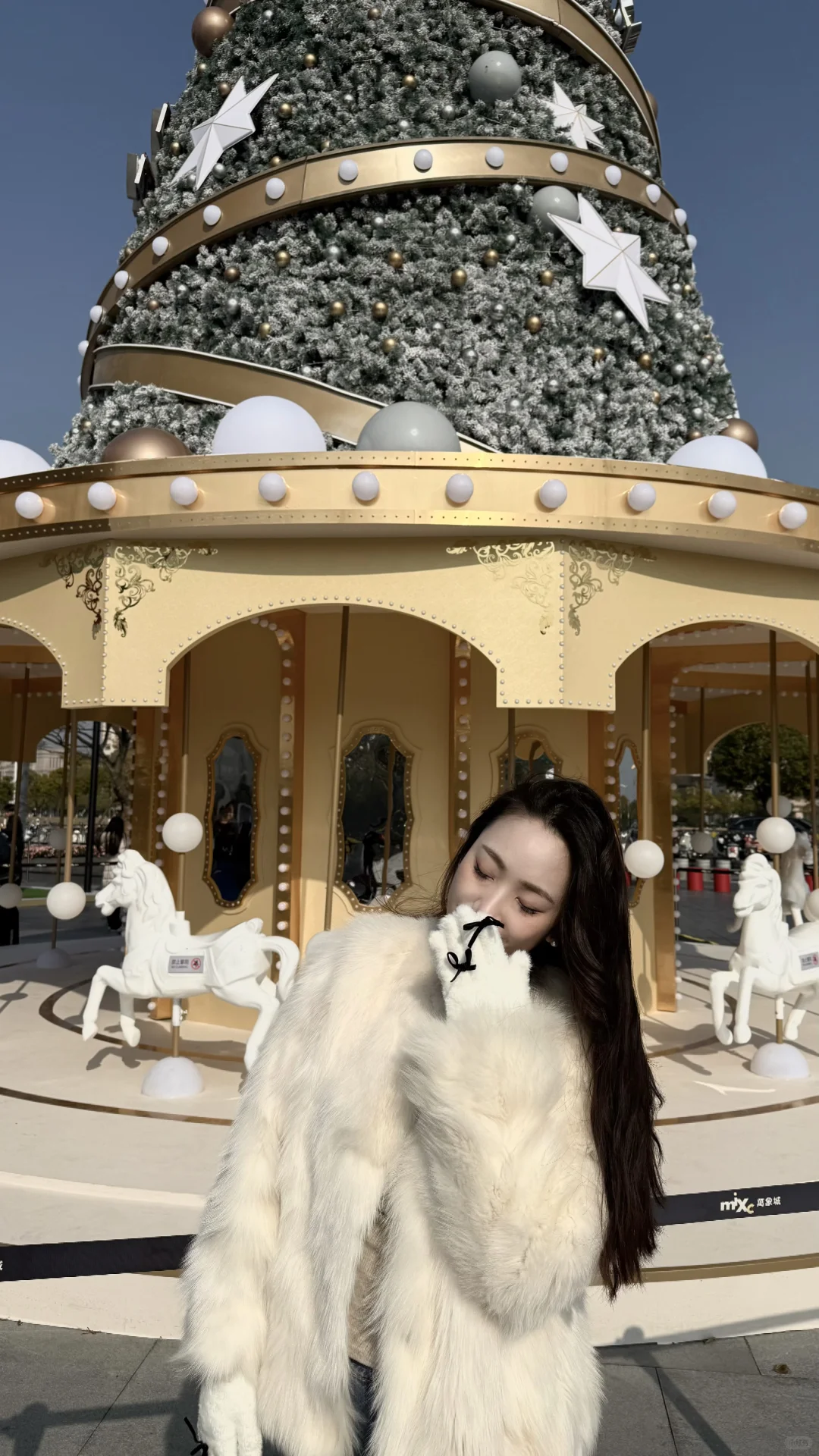 🎡落日蓝调下最美南昌之星摩天轮🎄圣诞树