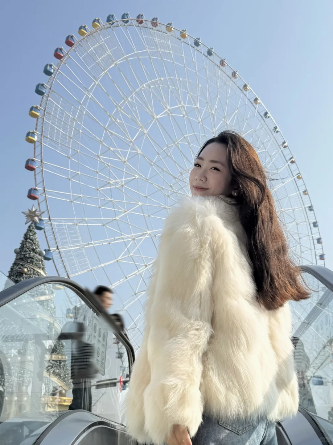 🎡落日蓝调下最美南昌之星摩天轮🎄圣诞树