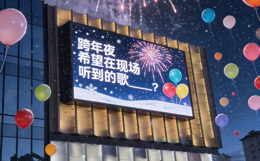 跨年歌单征集，现场放你喜欢的歌！！！