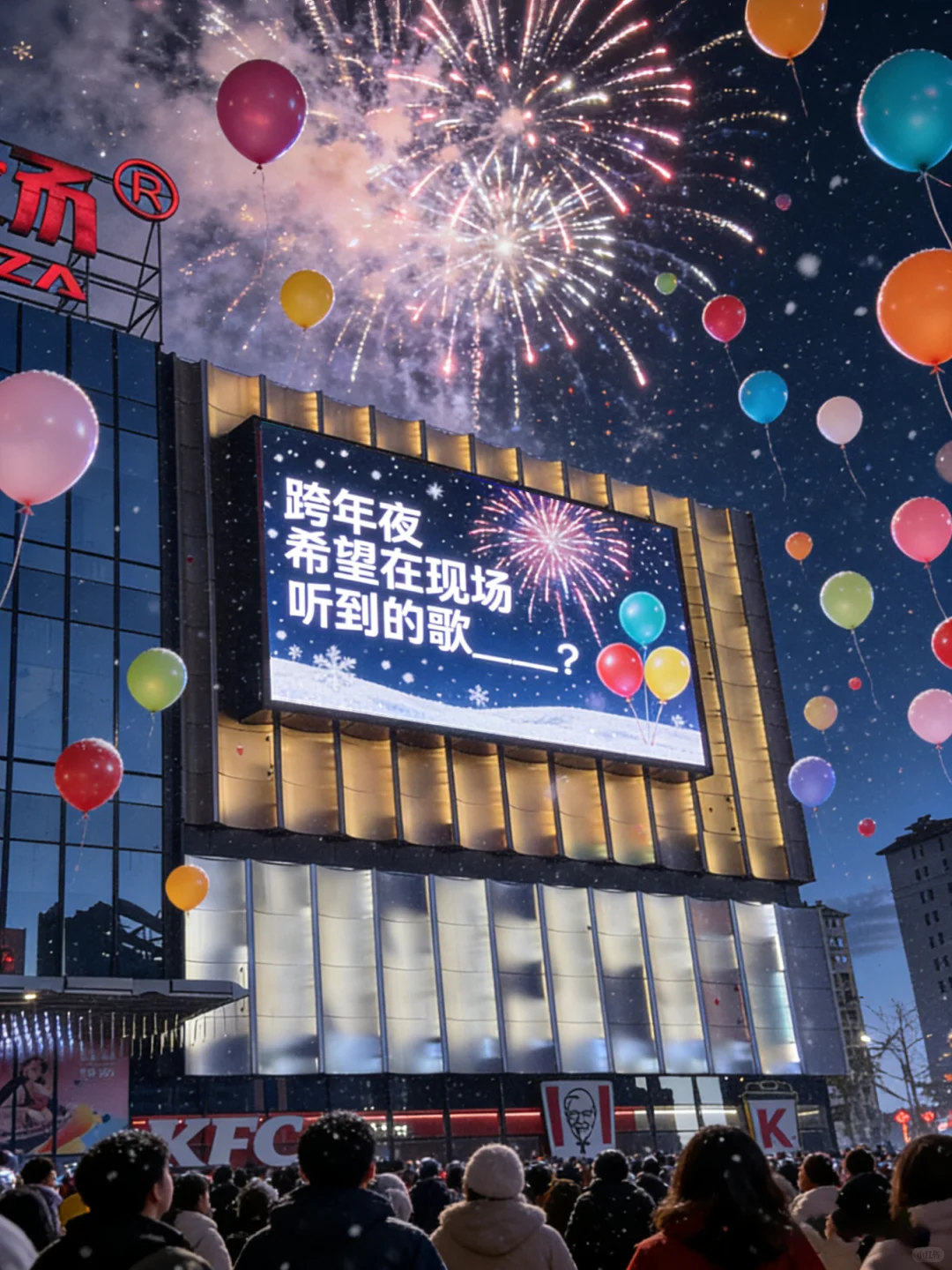 跨年歌单征集，现场放你喜欢的歌！！！