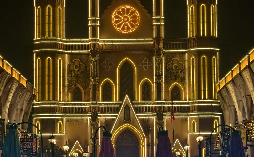 📍江西有座被誉为全国第三大天主教堂