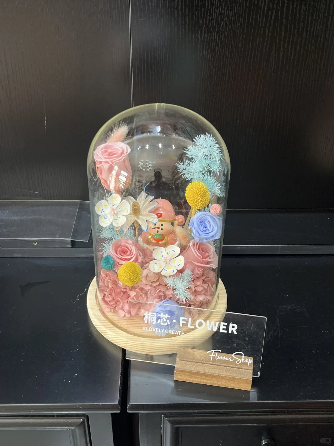 抚州花店-永生花玻璃罩