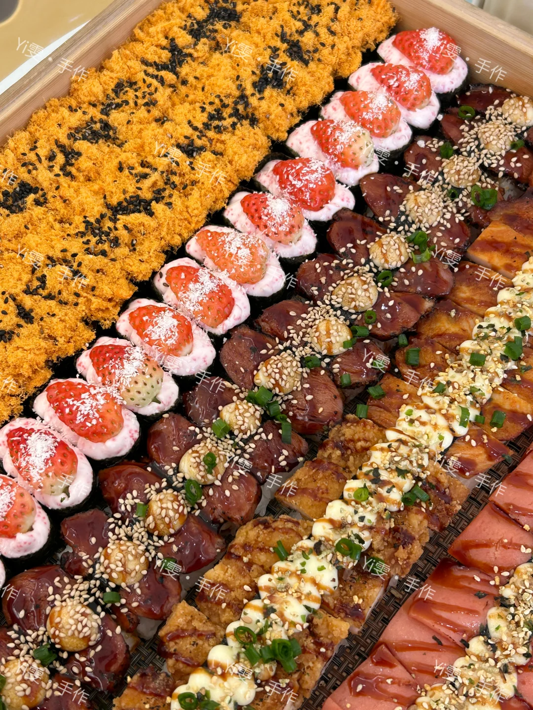 在抚州｜硕果时代也有一元自选寿司啦～