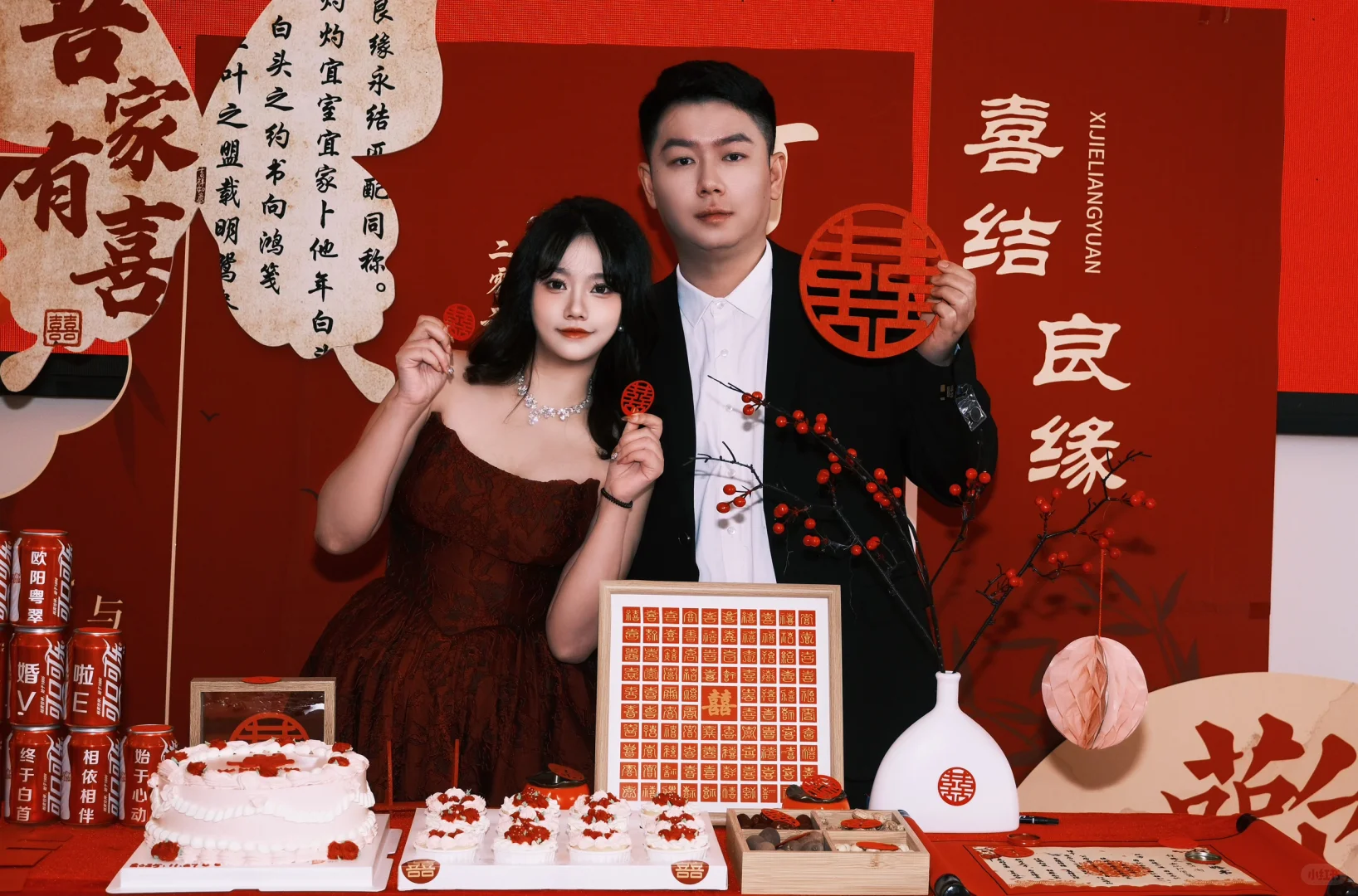 拍一拍幸福的订婚宴～