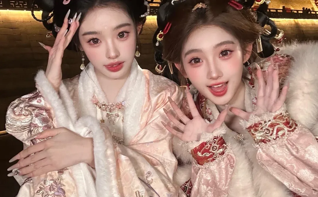 南昌汉服｜和闺蜜一起get暖乎乎的冬日小唐风