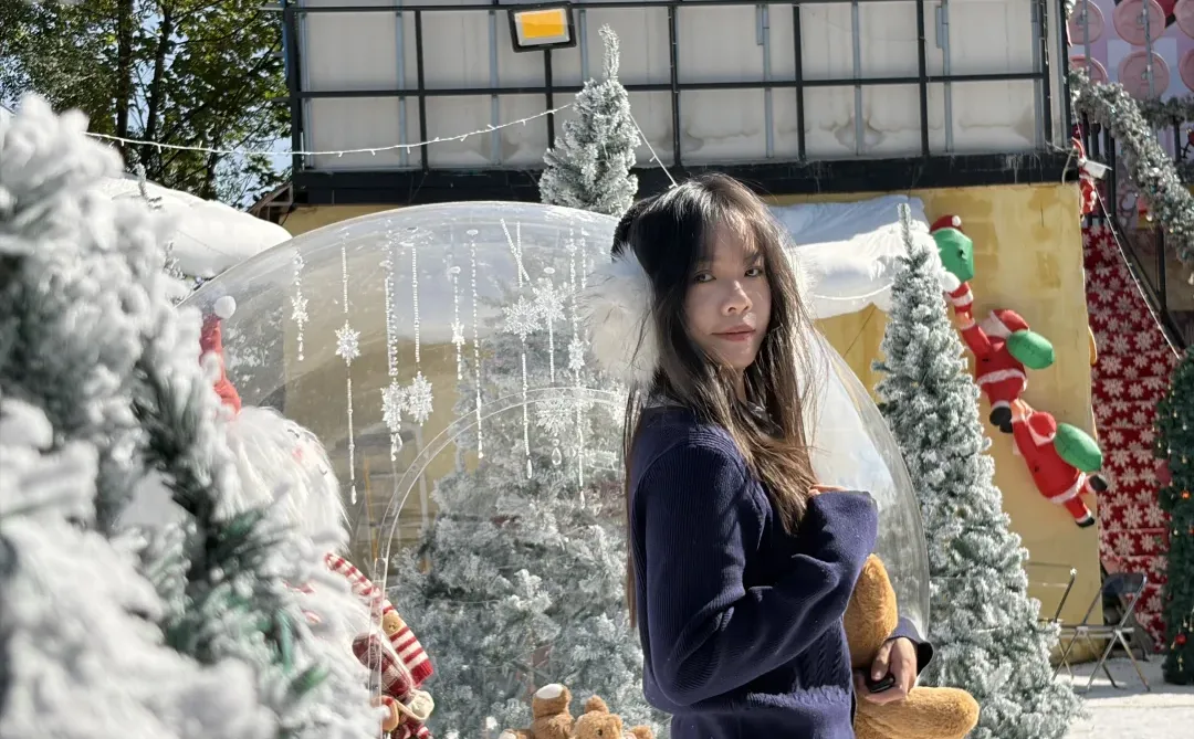 不在庐山！在赣州！也是看到雪景啦！