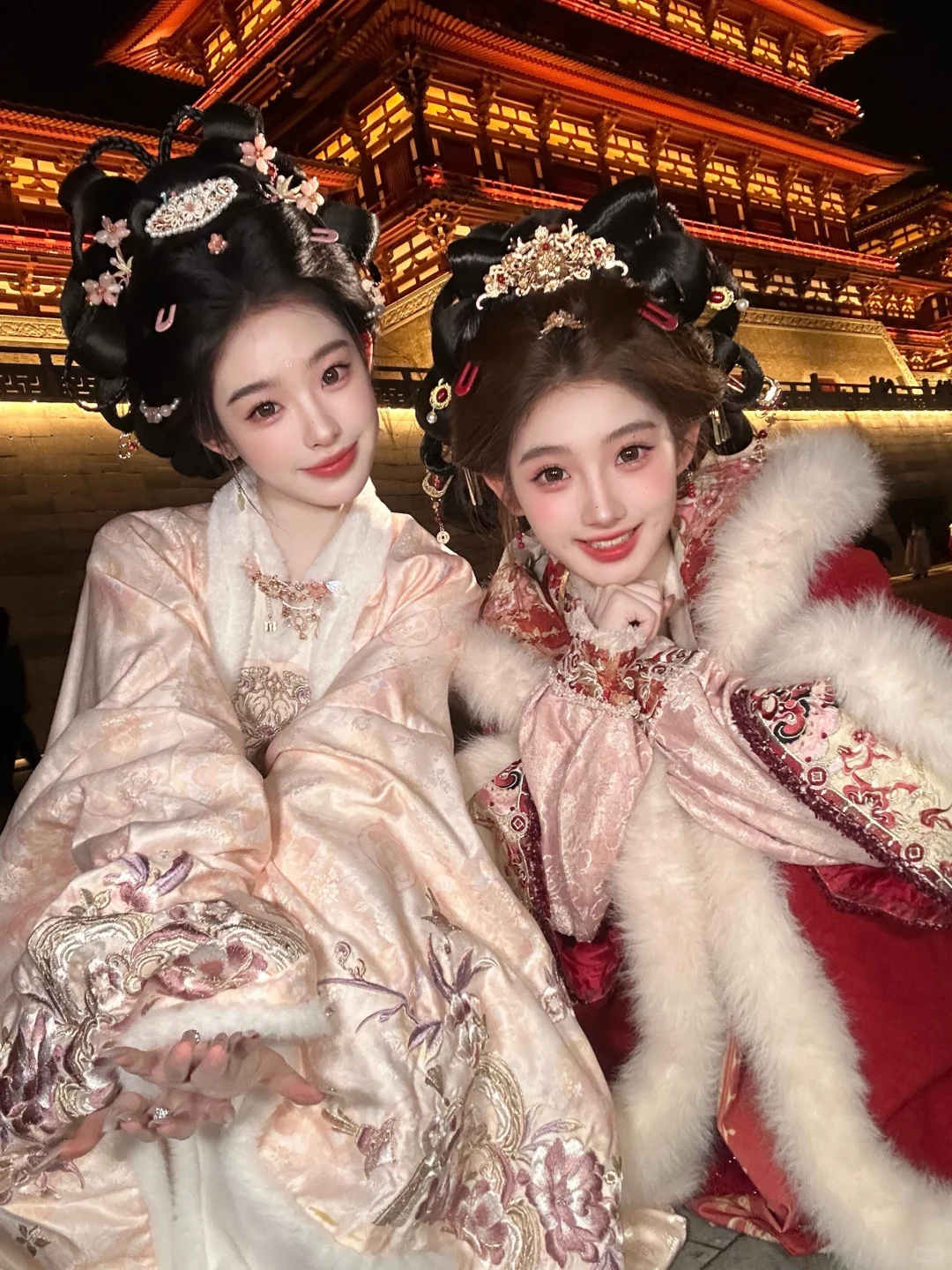 南昌汉服｜和闺蜜一起get暖乎乎的冬日小唐风